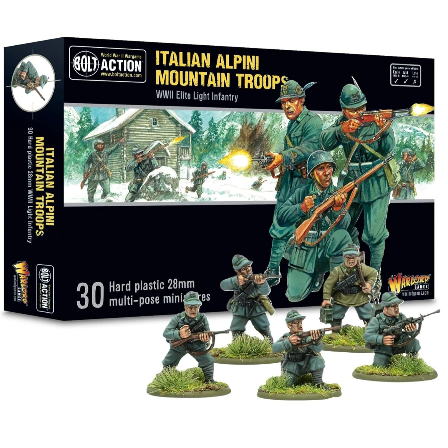 Amazon.com: Warlord Games Bolt Action Italian Alpini Mountain